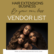 Load image into Gallery viewer, Hair Extensions Vendor List