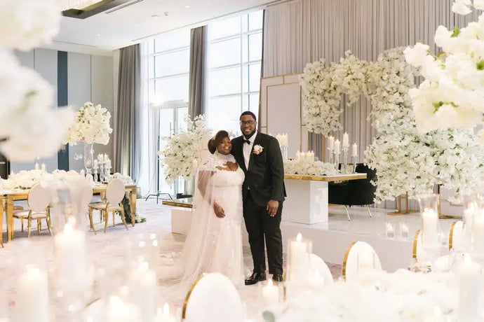 Lucy and Ekeng’s  Magnificently Luxe Wedding at Hotel X