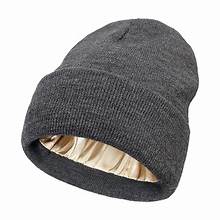 Load image into Gallery viewer, Silk Satin lined Beanie
